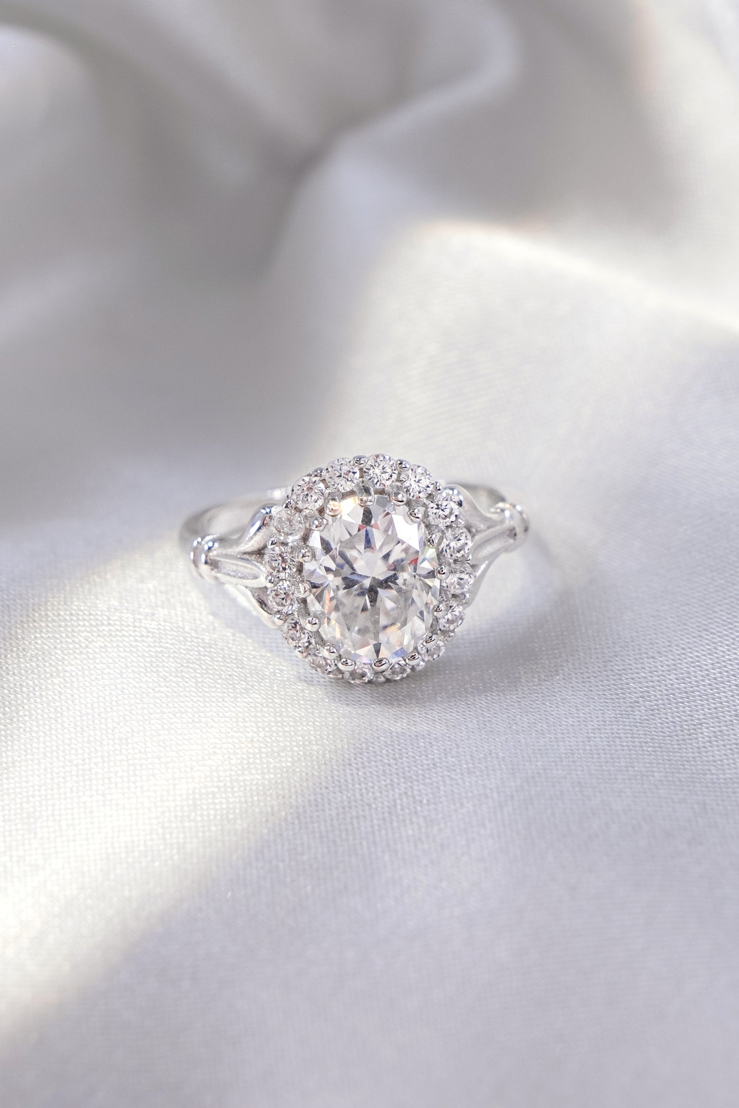 Anillo Roseta Diamante Vintage