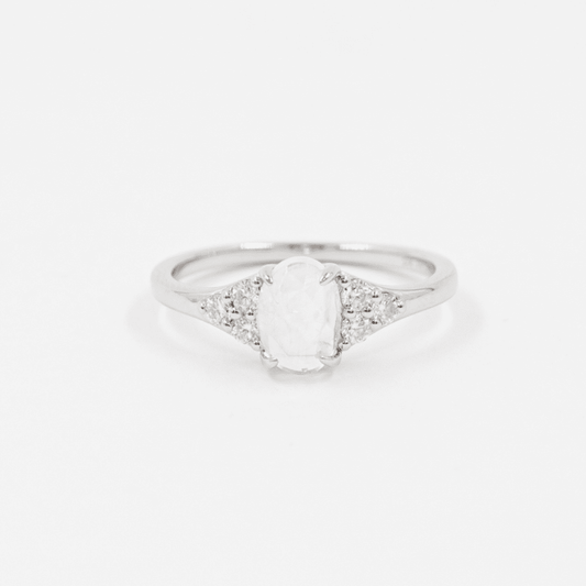 Anillo Moonstone Rosecut