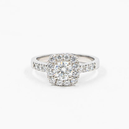 Anillo Halo Máximo Diamante