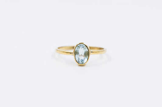 Anillo Aguamarina Petite