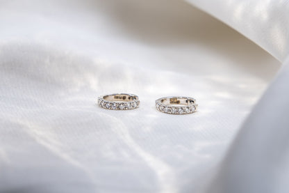 Aros Diamantes en Pave