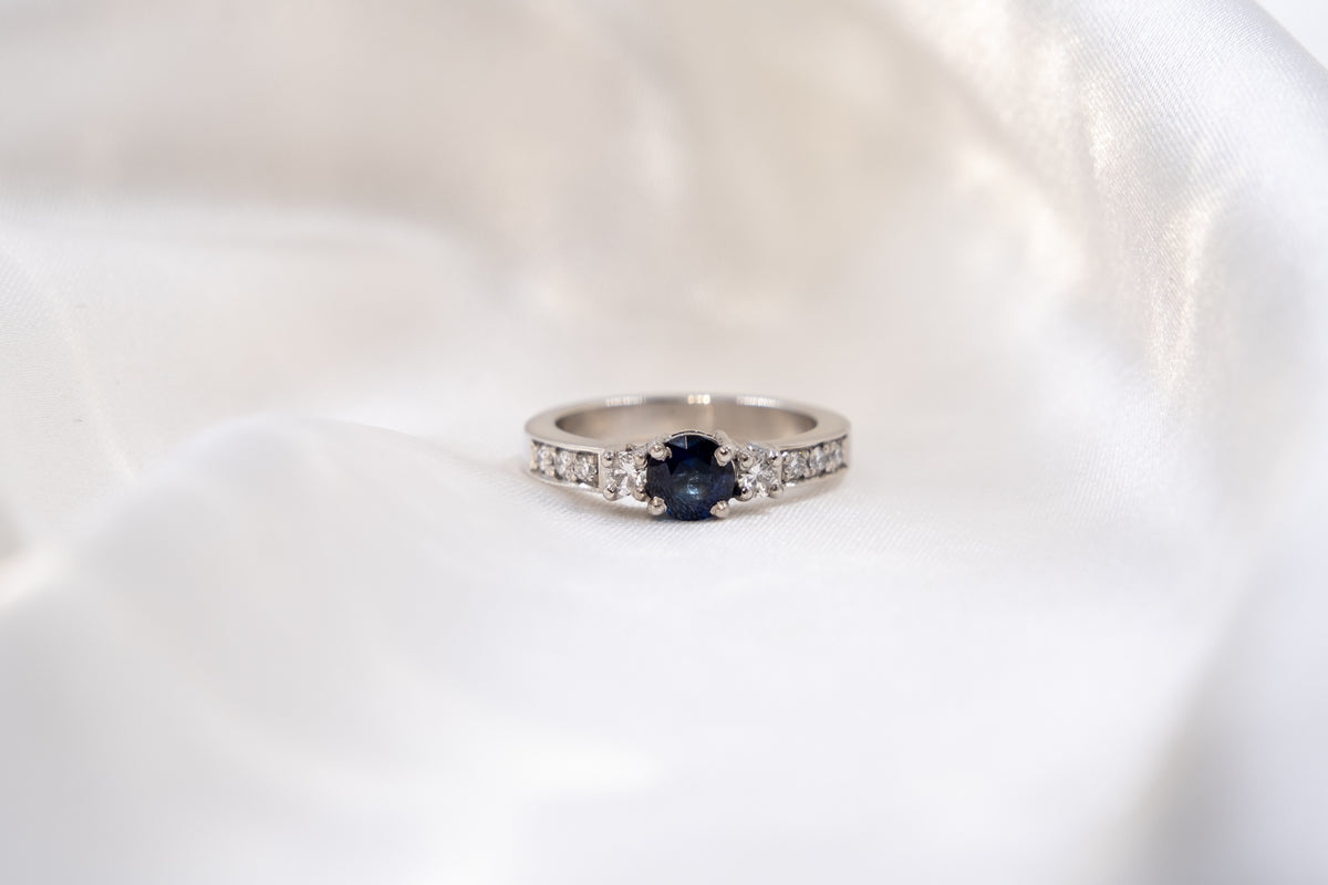 Tricillo Petite Zafiro Diamantes