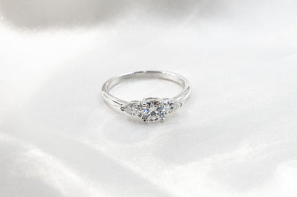 Anillo Tricillo Pear Cut