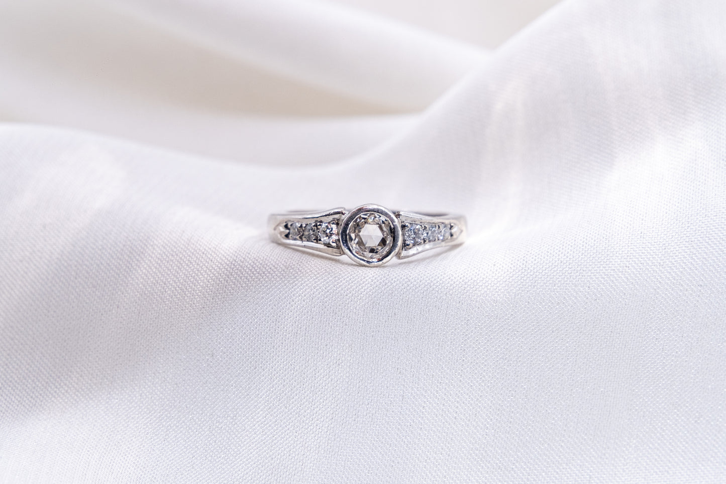 Solitario Diamante Rosecut