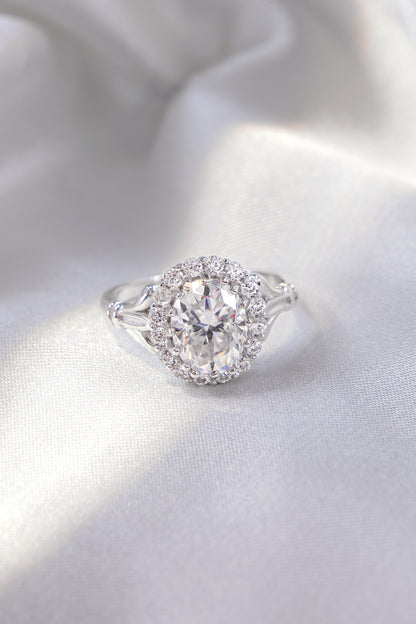 Anillo Roseta Diamante Vintage