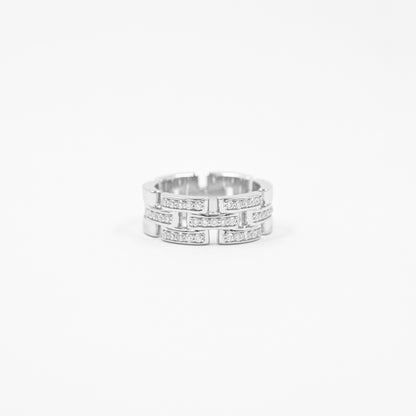 Anillo Eslabones Supremos Moissanita
