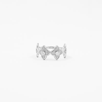 Anillo Flores Marroqui Moissanita