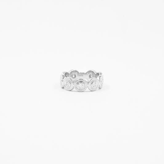Anillo Disco Vibes Moissanitas