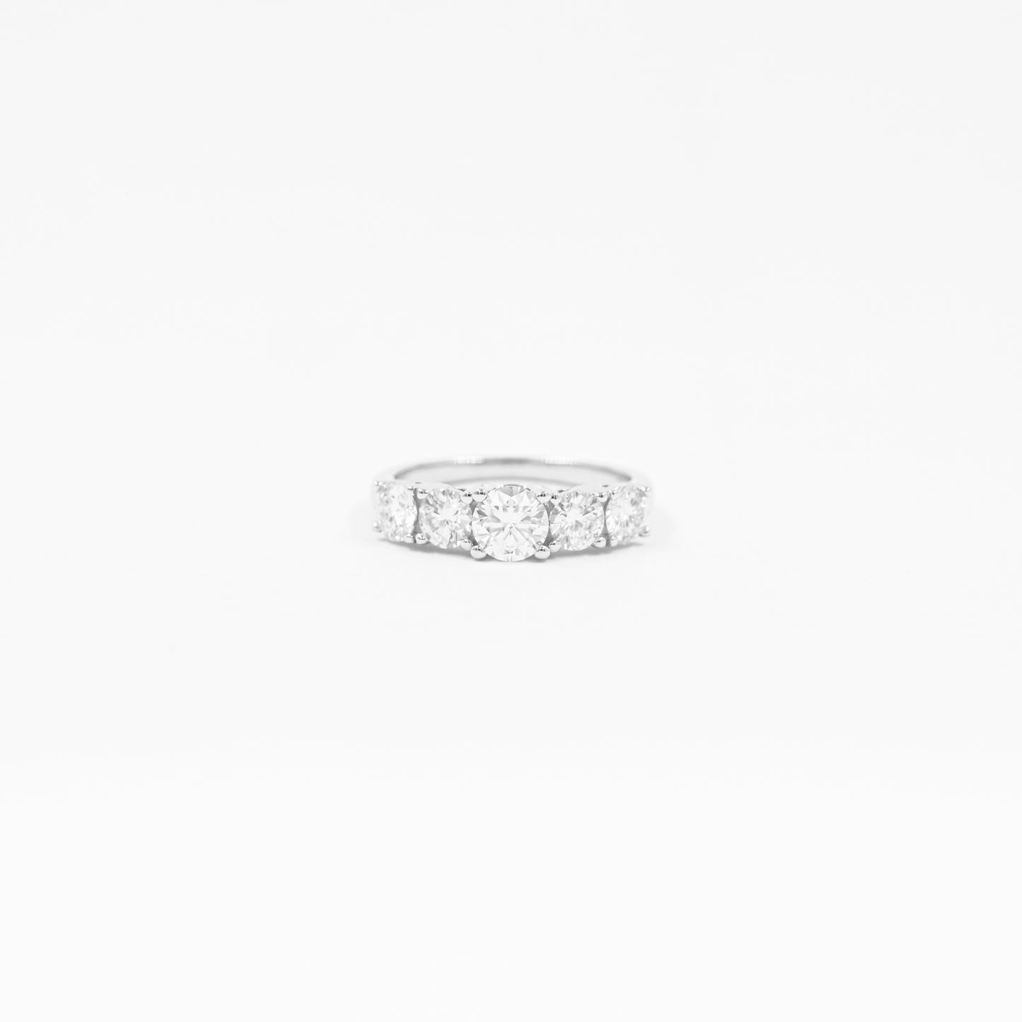 Anillo Quintillo Máximo Moissanitas
