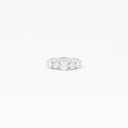 Anillo Quintillo Máximo Moissanitas