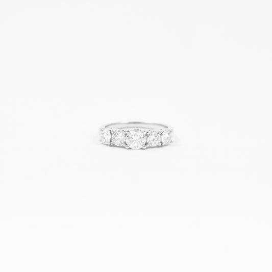 Anillo Quintillo Máximo Moissanitas