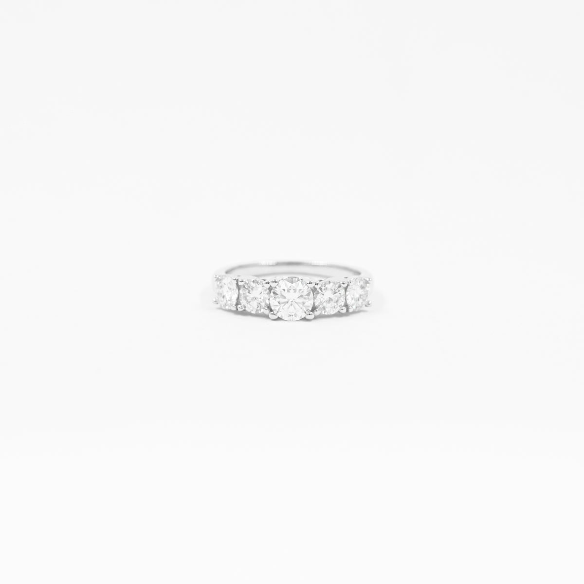 Anillo Quintillo Máximo Moissanitas