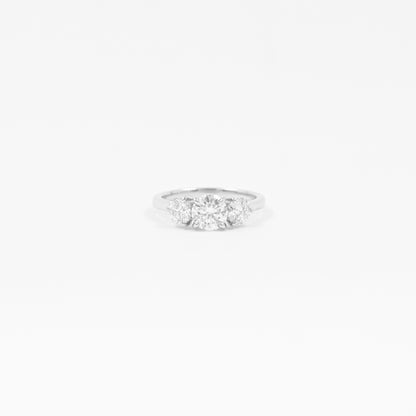 Anillo Tricillo Glamour Moissanita