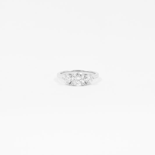 Anillo Tricillo Glamour Moissanita
