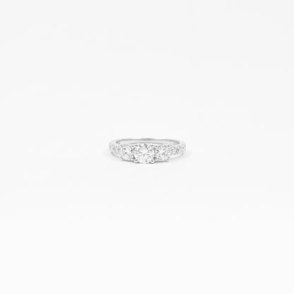 Anillo Tricillo Clásico Máximo Moissanitas