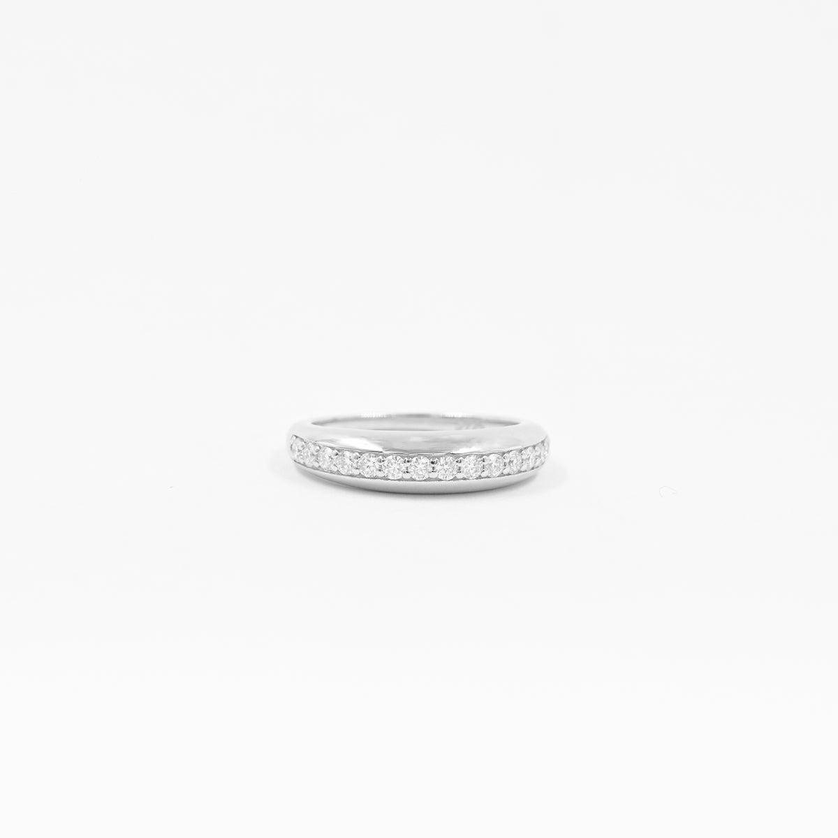 Anillo Glamour Bombé Moissanitas