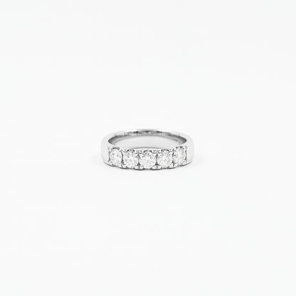 Anillo Cintillo Máximo Moissanitas