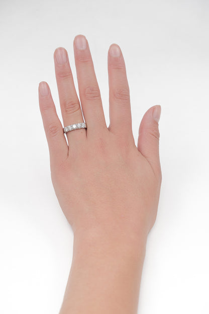 Anillo Cintillo Máximo Moissanitas