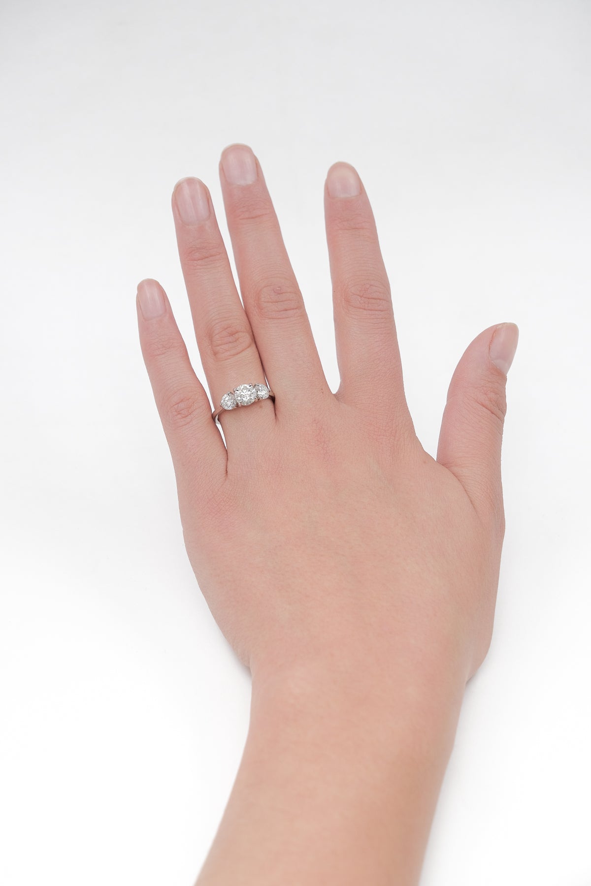 Anillo Tricillo Glamour Moissanita