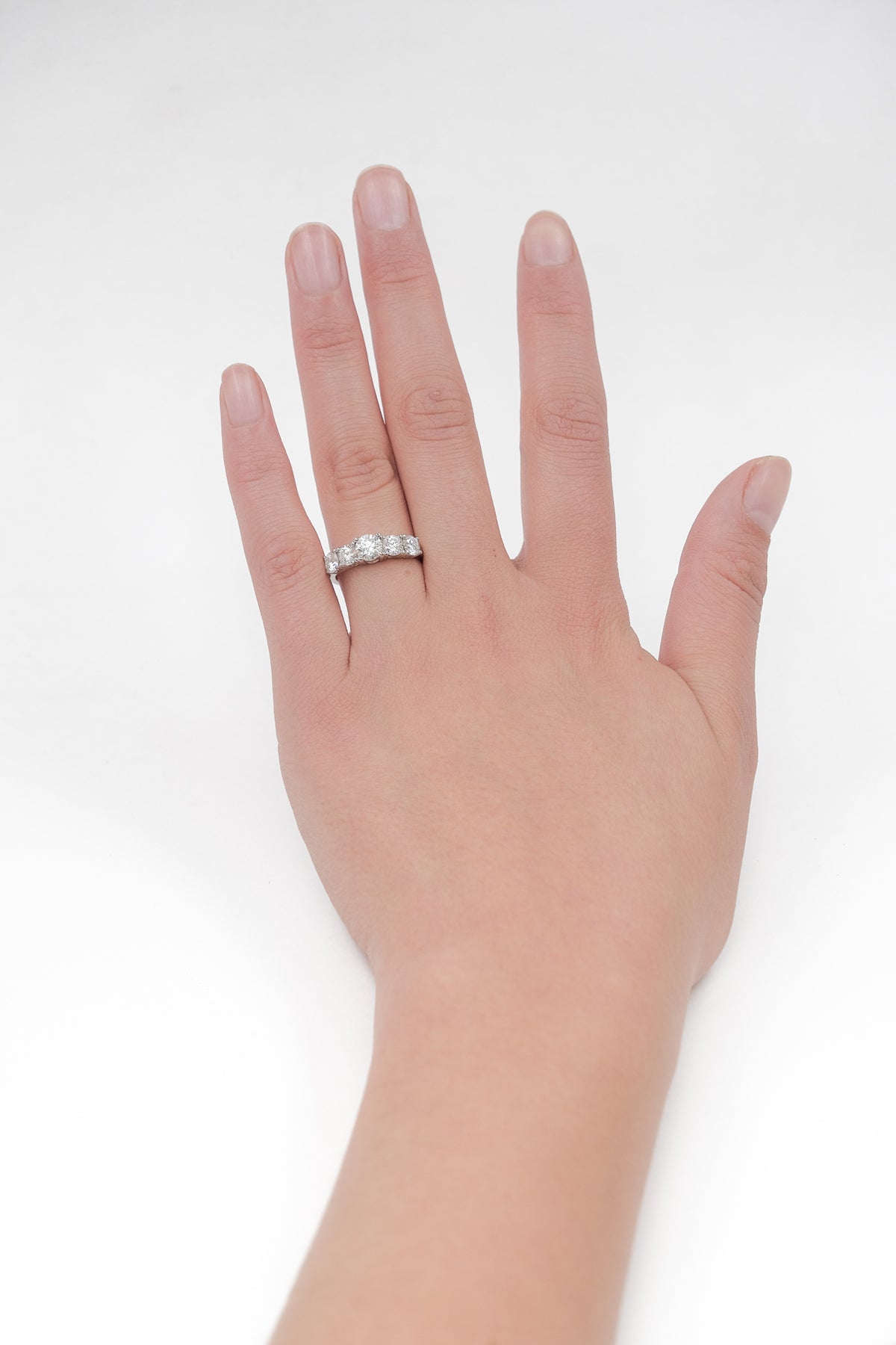 Anillo Quintillo Máximo Moissanitas