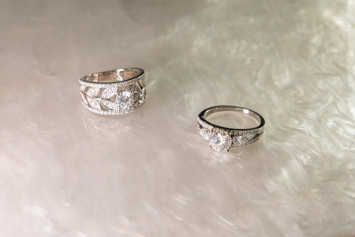 Anillo 3 Bandas y Petalos