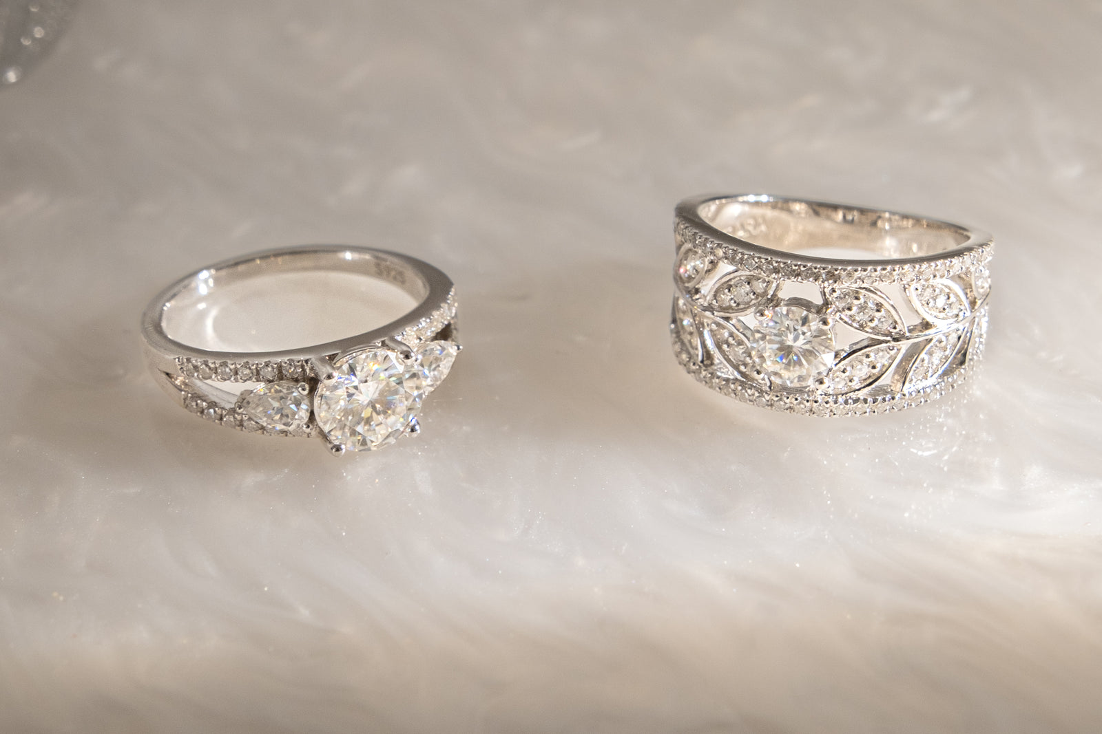 Anillo 3 Bandas y Petalos