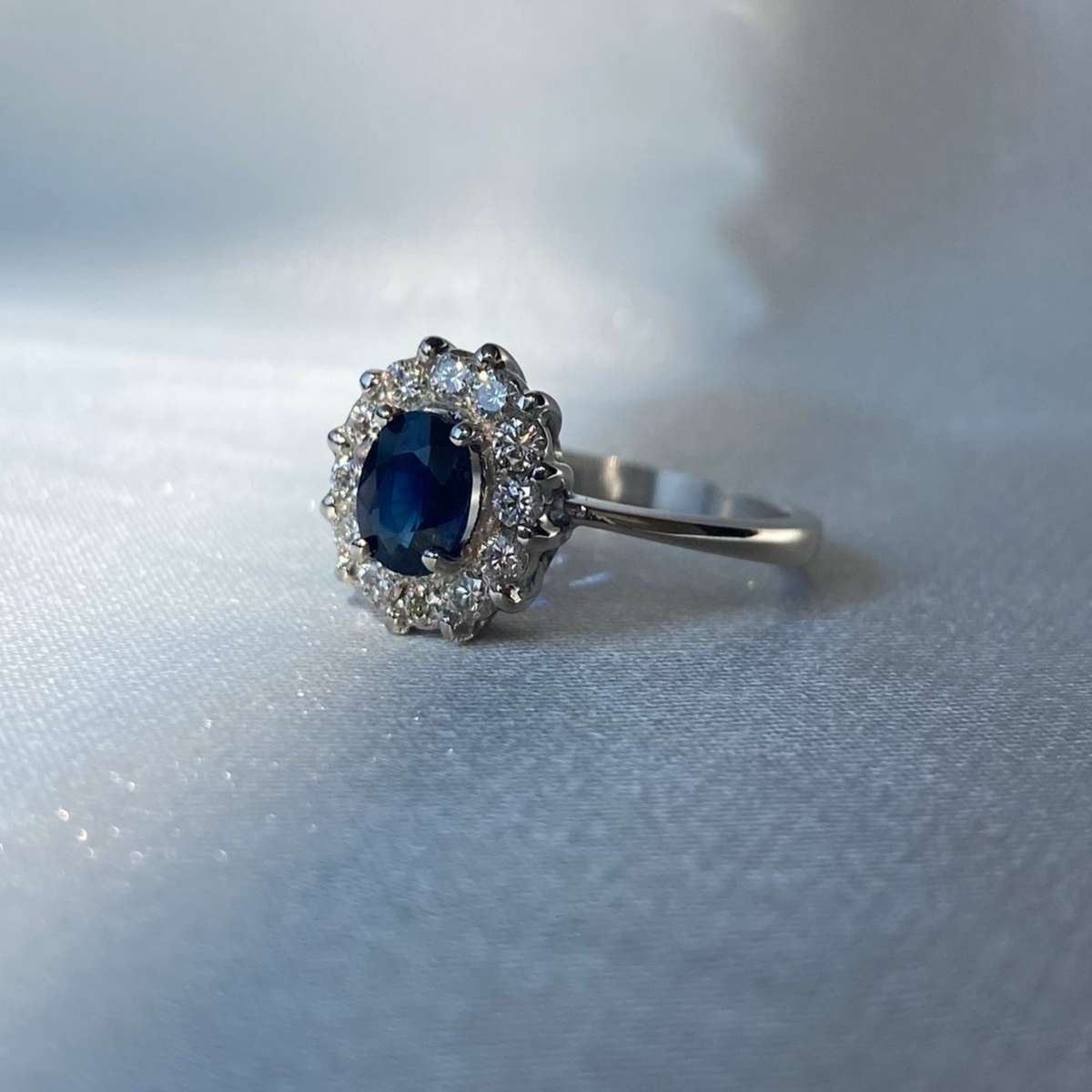 Anillo Zafiro Lady Di