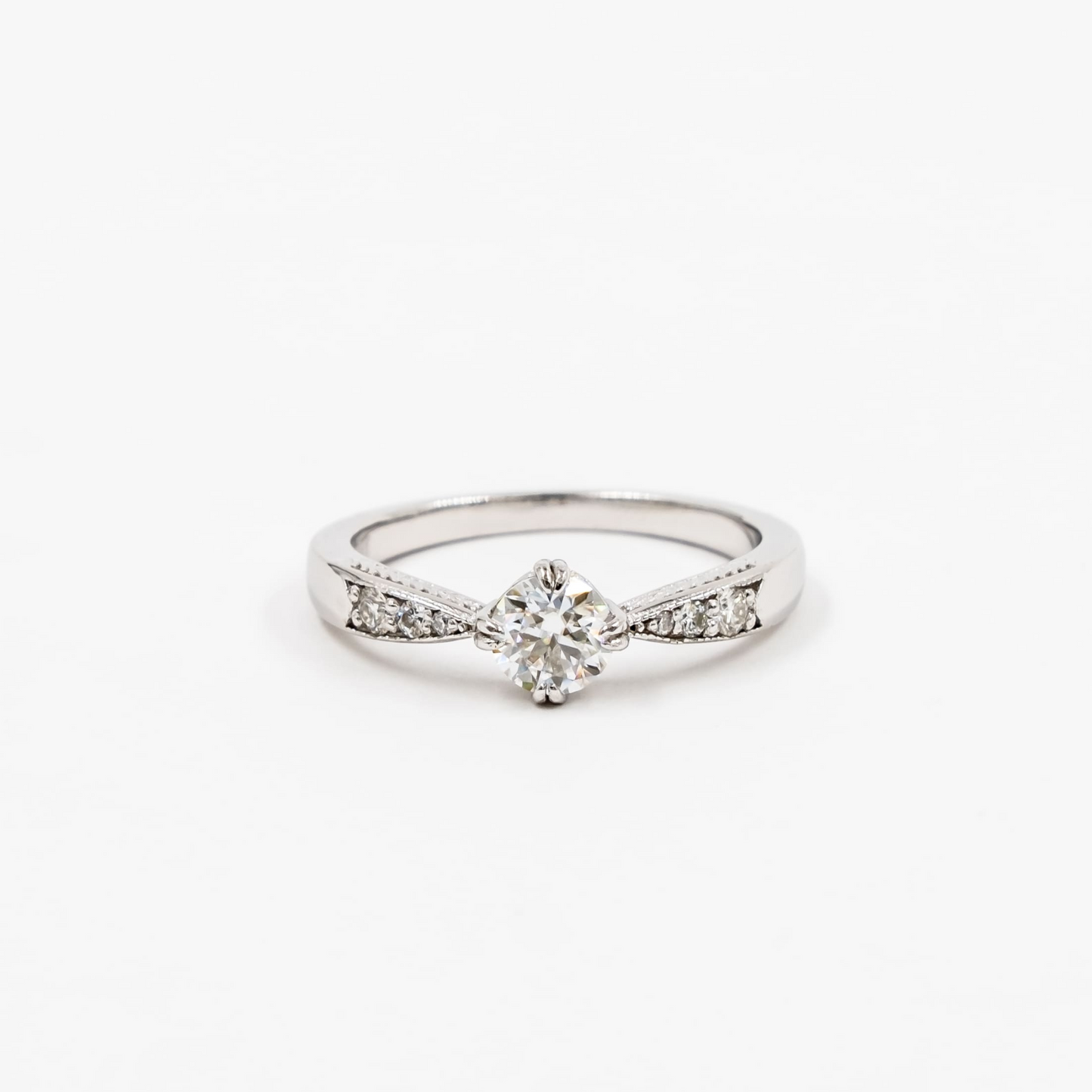 Solitario Diamante y Brillo Degrade Lab