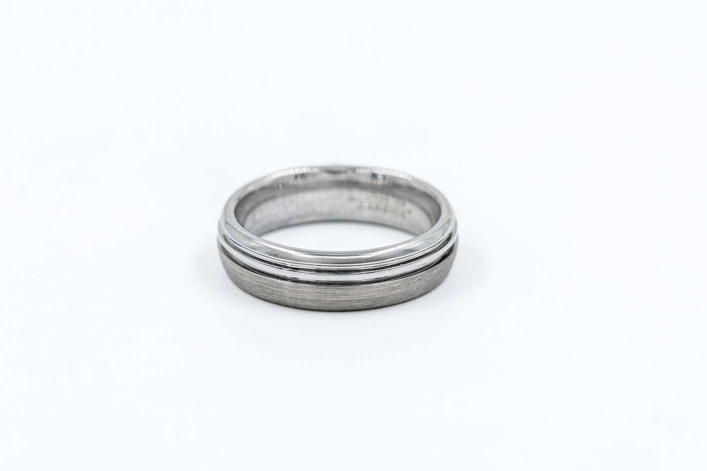 Argolla Tungsteno Linea Infinito
