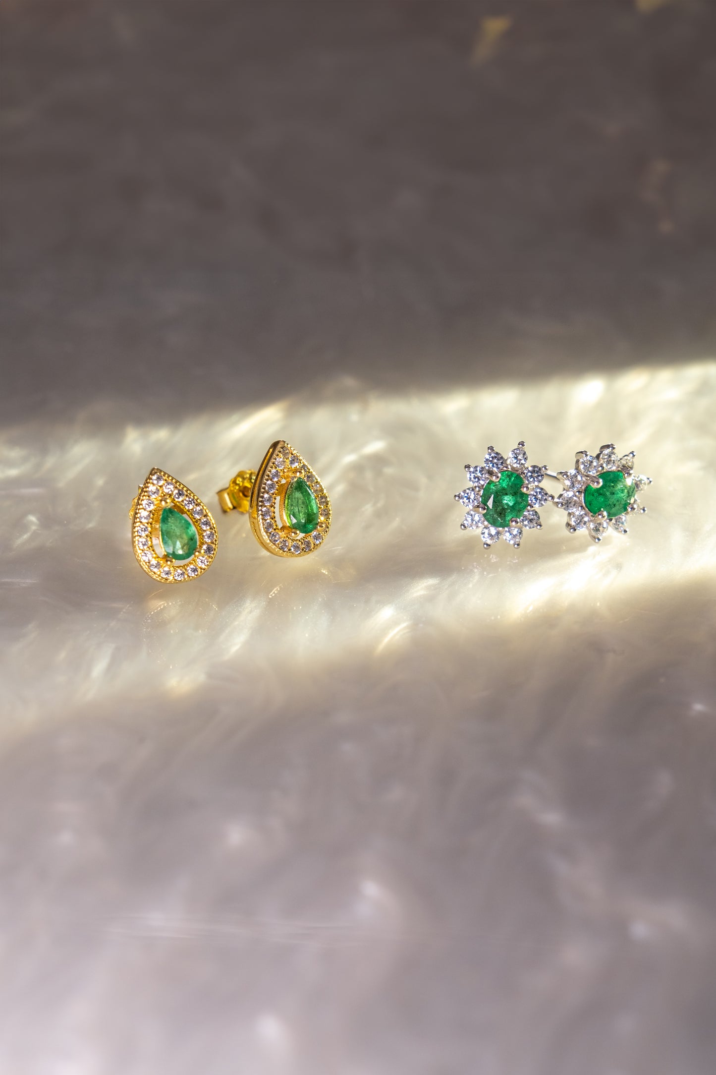 Aros Roseta Esmeralda