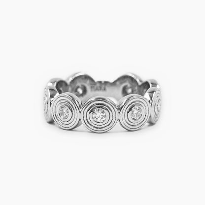 Anillo Disco Vibes Moissanitas