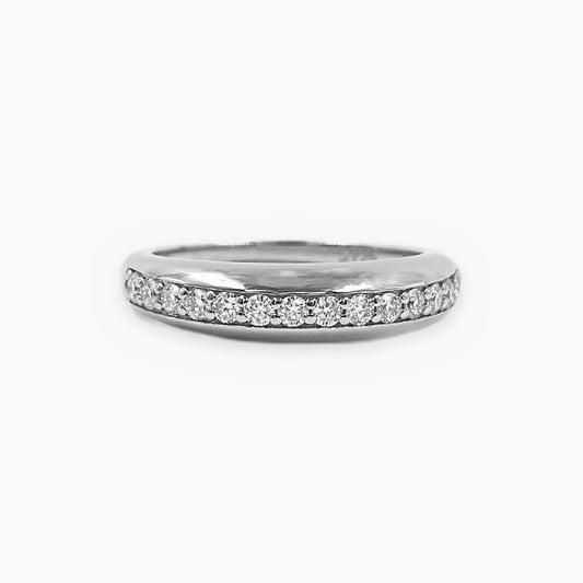 Anillo Glamour Bombé Moissanitas