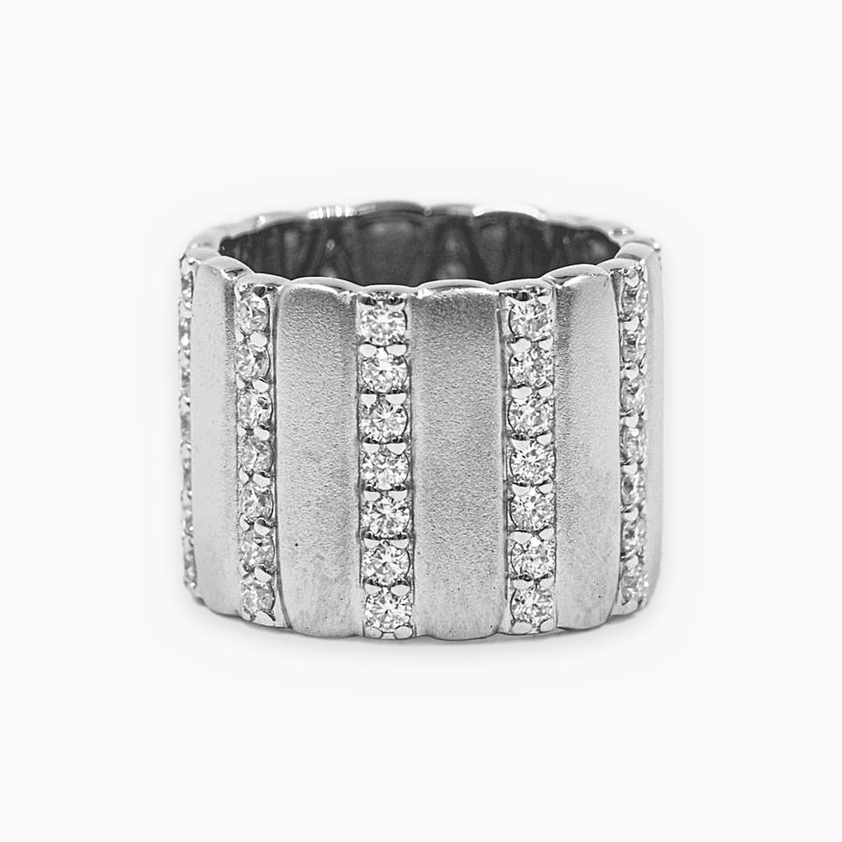Anillo Glamour de Moissanitas