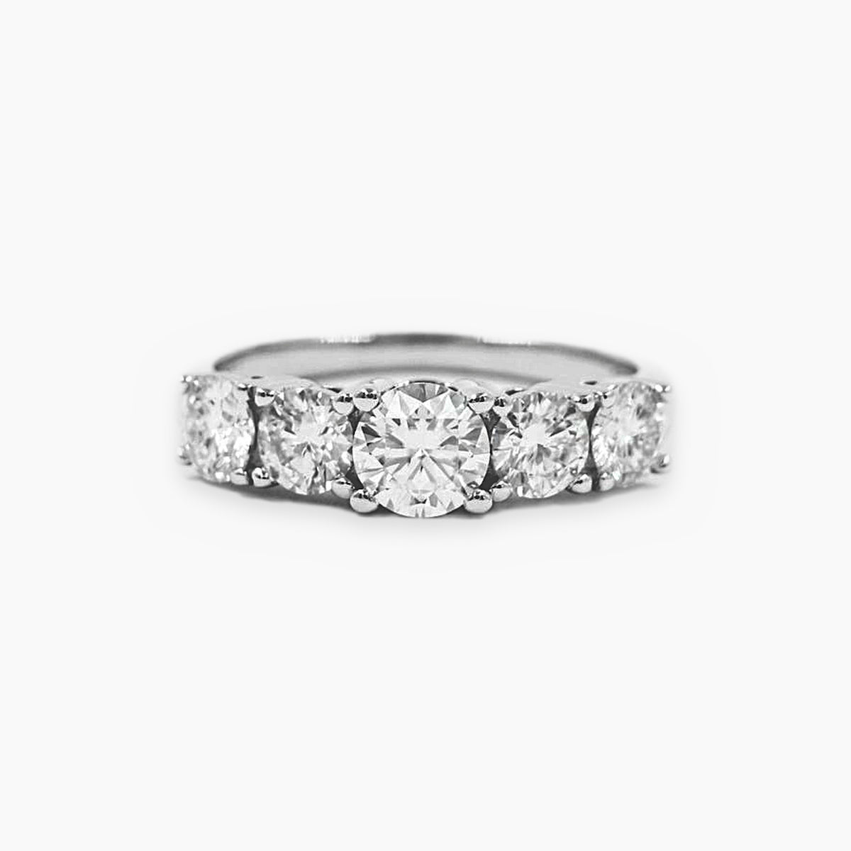 Anillo Quintillo Máximo Moissanitas