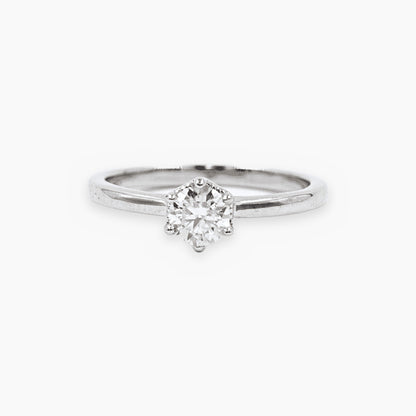 Anillo Solitario Clásico