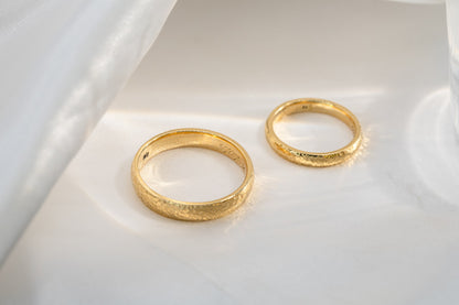 Argollas Martilladas Oro 18 - foto 4