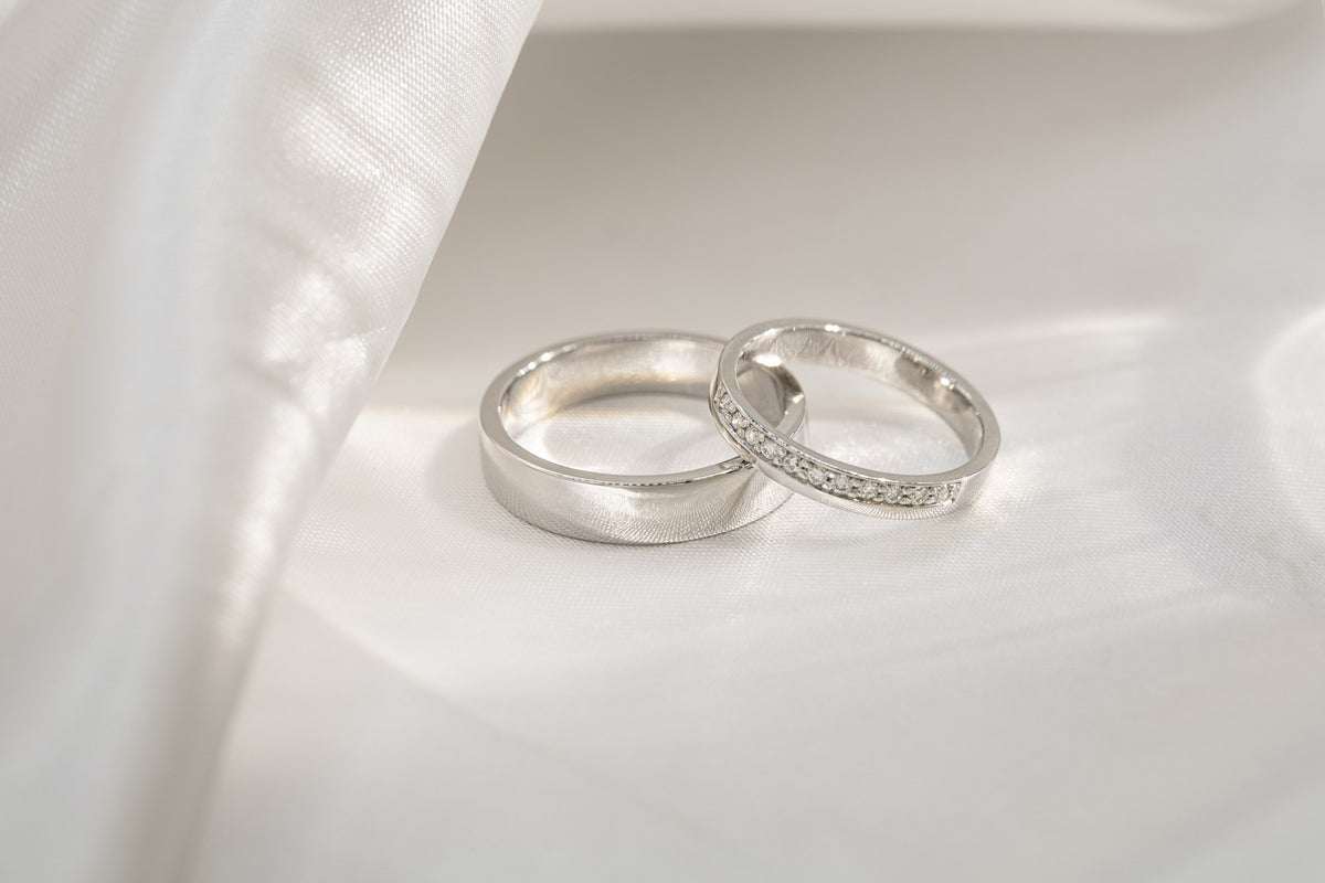 Argollas Platino e Hilo Diamantes - foto 3