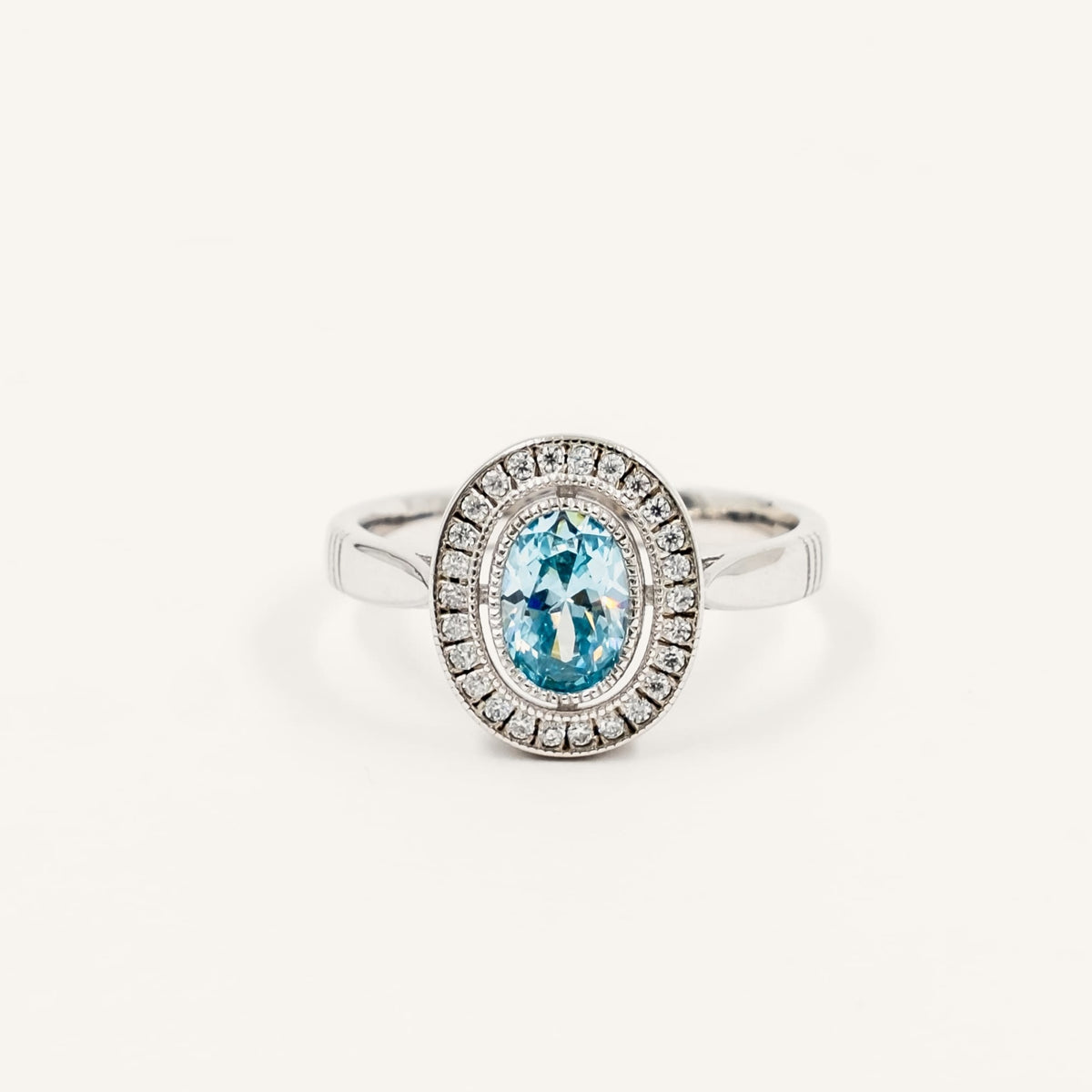 Anillo Belle Océane Aguamarina
