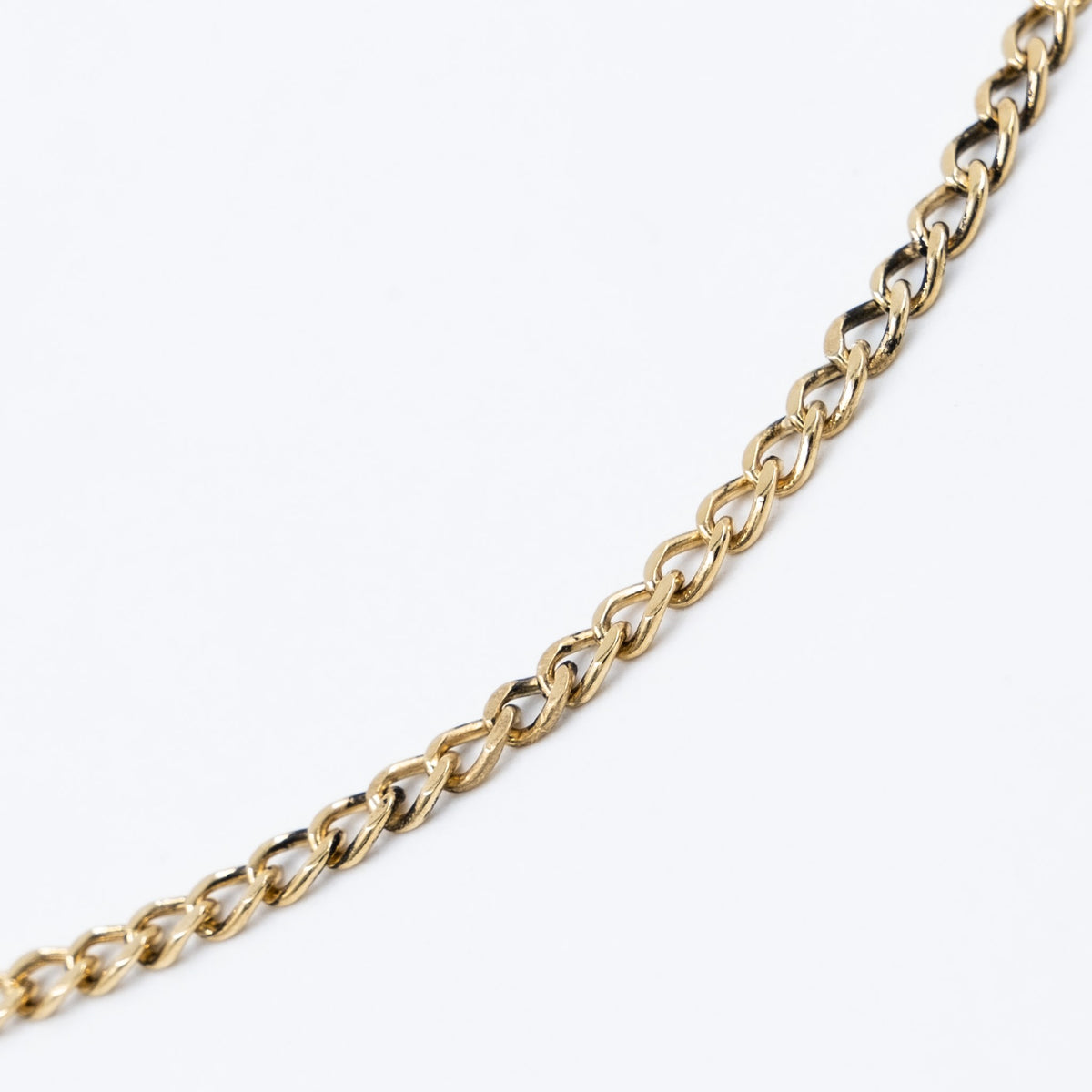 Detalle de eslabones de la Cadena Petite Cuban Gold
