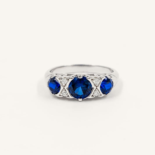 Anillo Héritage Zafiro