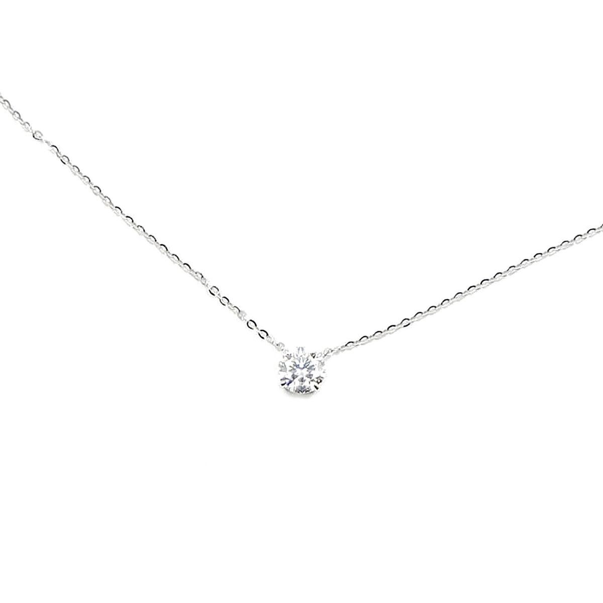 Punto de Luz Moissanita 1CT en plata 925