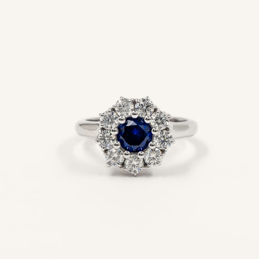Anillo Rosace Ronde Zafiro