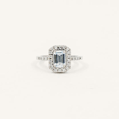 Anillo Suprême Aguamarina