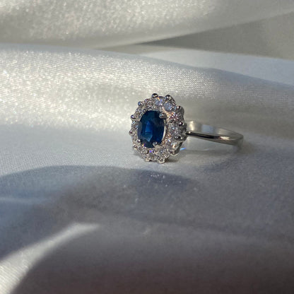 Anillo Zafiro Lady Di