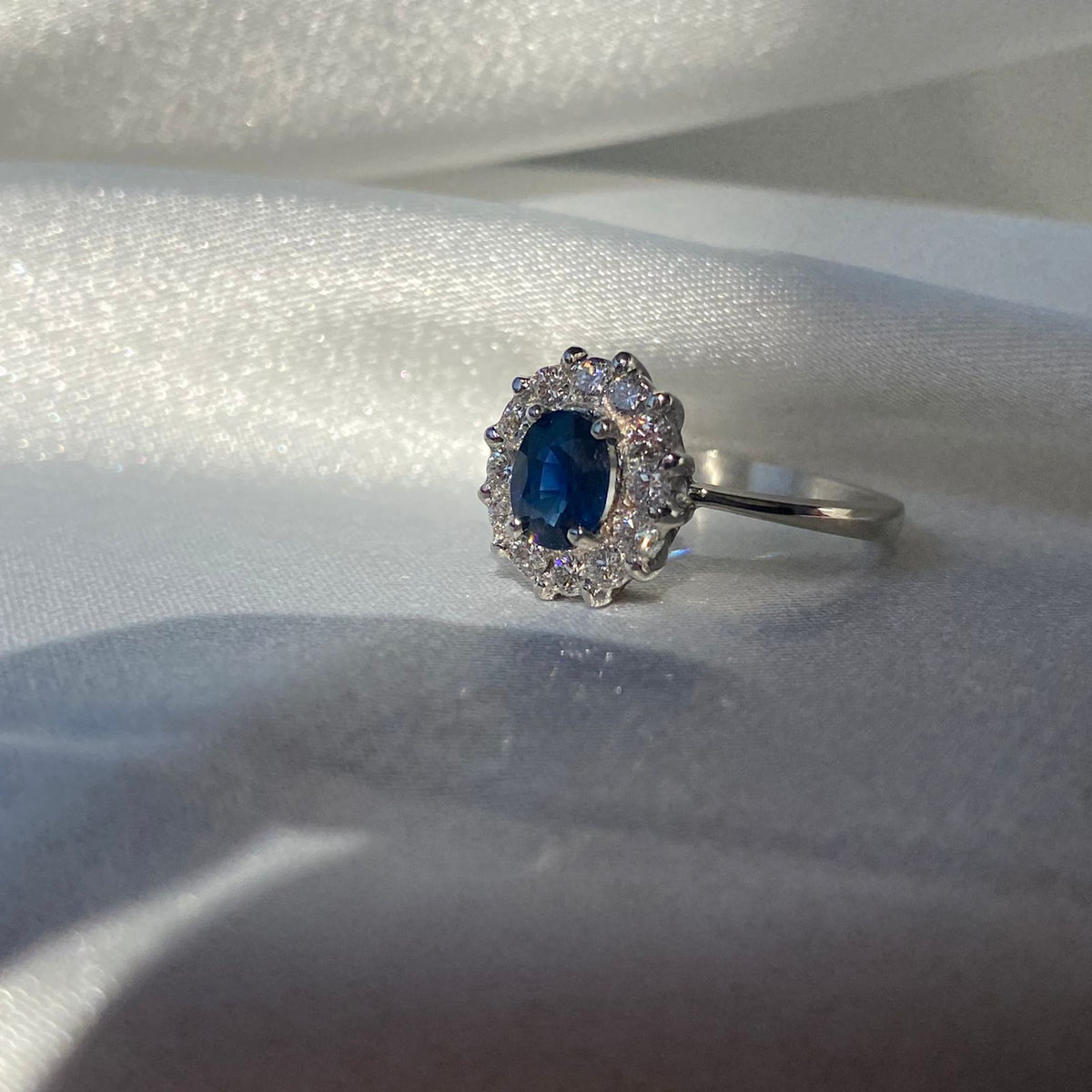 Anillo Zafiro Lady Di