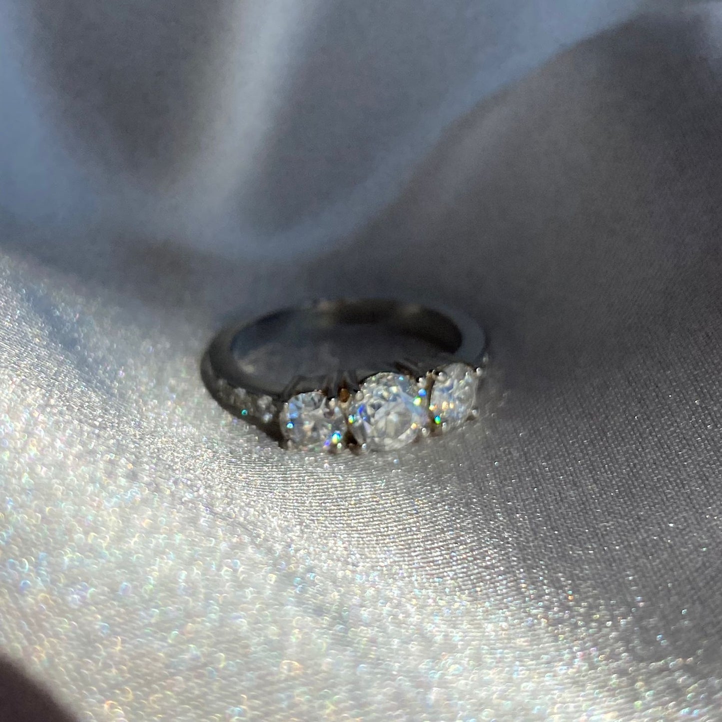 Anillo Tricillo Máximo Diamantes 50 pts GIA Certificado
