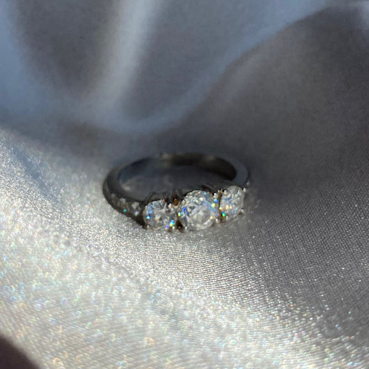 Anillo Tricillo Máximo Diamantes 50 pts GIA Certificado